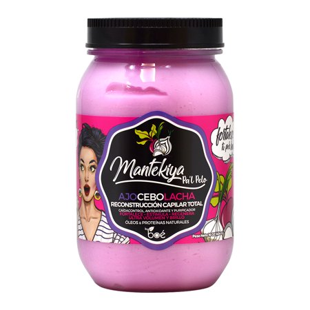 BOE Mantekiya Pa'l Pelo Ajocebolacha Reconstruccion Capilar Total 16oz