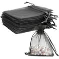 thumbnail image 1 of BOEIAC Organza Bags, White Organza Bags, 50Pcs, Sheer Organza Bags 3 x 4 inch, Jewelry Gift Bags, Party Favor Bags with Drawstring, Mesh Gift Pouches Mini Candy Bags for Wedding Christmas Party, 1 of 10