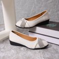 thumbnail image 1 of BOERTEU Women Rhinestone Wedge Slip On Dress Shoes, 1 of 7