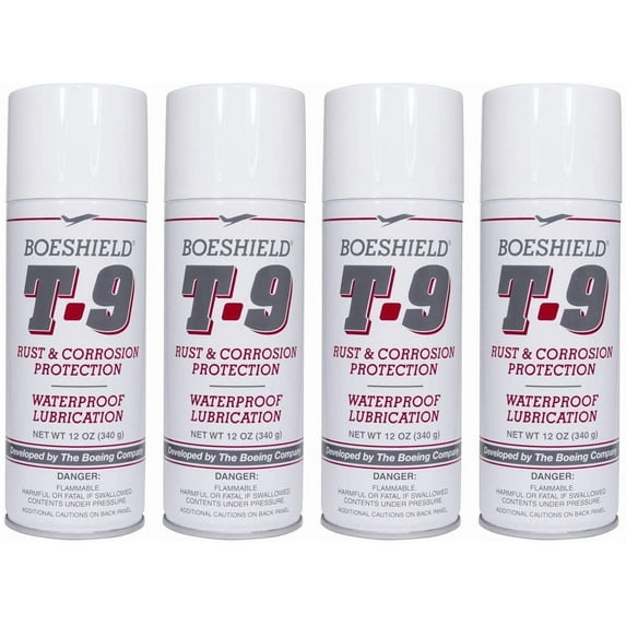 BOESHIELD T-9 Rust & Corrosion Protection/Inhibitor and Waterproof Lubrication, 12 oz. Fur Pak