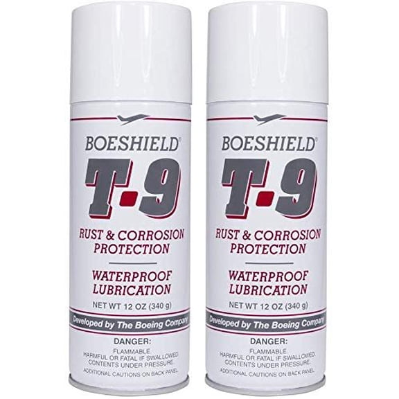 BOESHIELD T-9 Rust & Corrosion Protection/Inhibitor and Waterproof Lubrication, 12 oz. wo ack