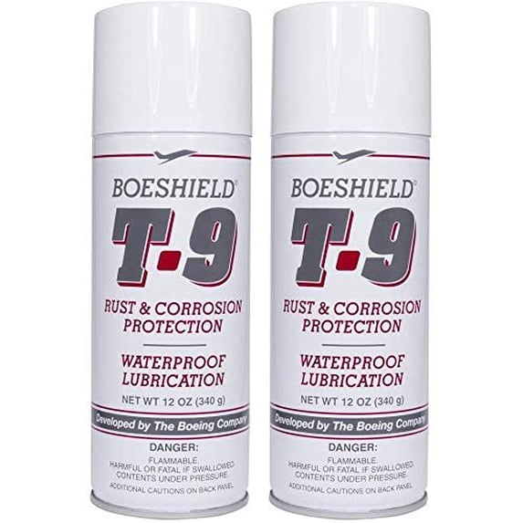 BOESHIELD T-9 Rust & Corrosion Protection/Inhibitor and Waterproof Lubrication, 12 oz. wo ack
