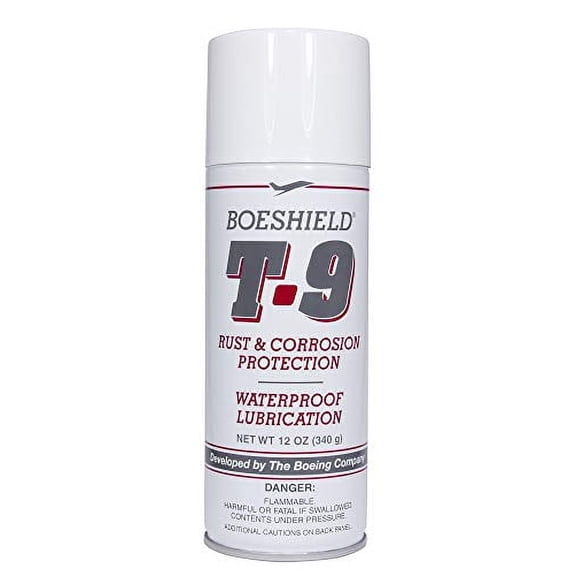BOESHIELD T-9 Rust & Corrosion Protection/Inhibitor and Waterproof Lubrication, 12 oz.