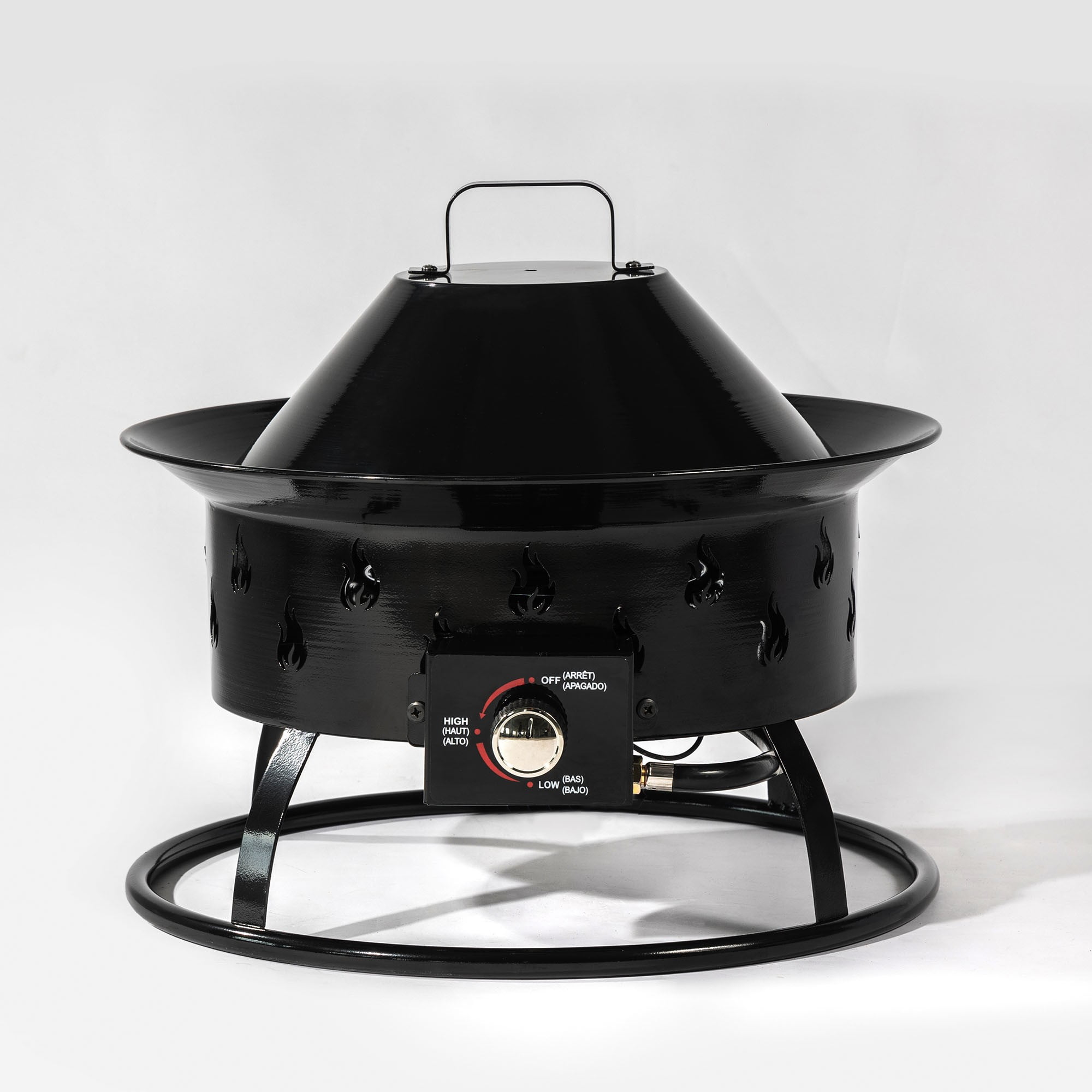BOFANG 19" Portable Propane Fire Pit, 50,000 BTU Outdoor Fire Bowl for Camping & Patio