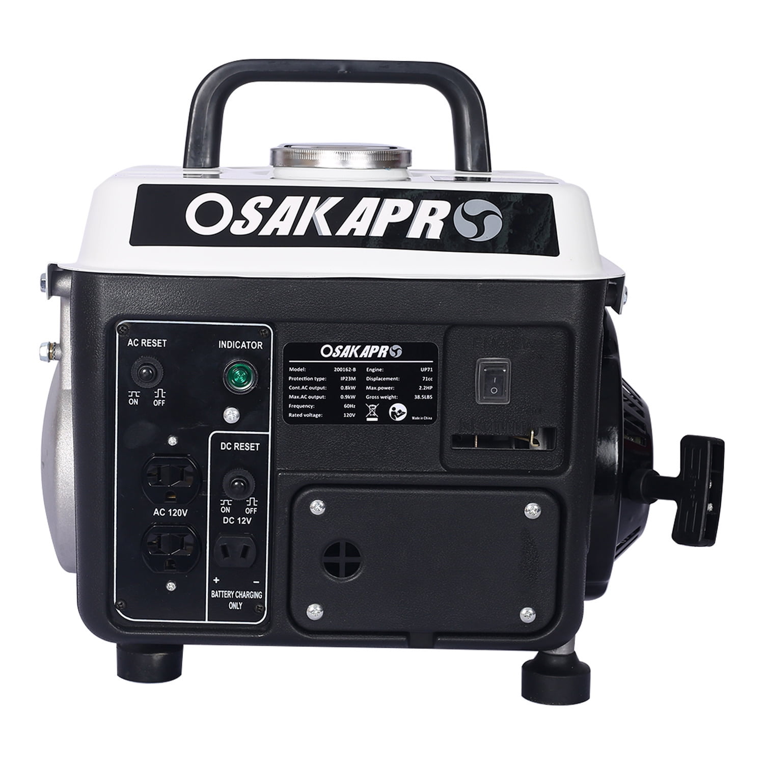 BOFANG 800 Watts Portable Gas Powered Generator EPA Compliant, Low Noise