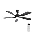 thumbnail image 1 of BOFANG Modern 52 Inch Ceiling Fan, 5 Blade Design with Memory LED Light,Black, 1 of 10
