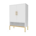 thumbnail image 1 of BOFANG Shoe Cabinet with Doors, 40" Metal 7-Tier Organizer, Adjustable Shelves for Boots, Modern Narrow Design for Entryway Closet, 1 of 10