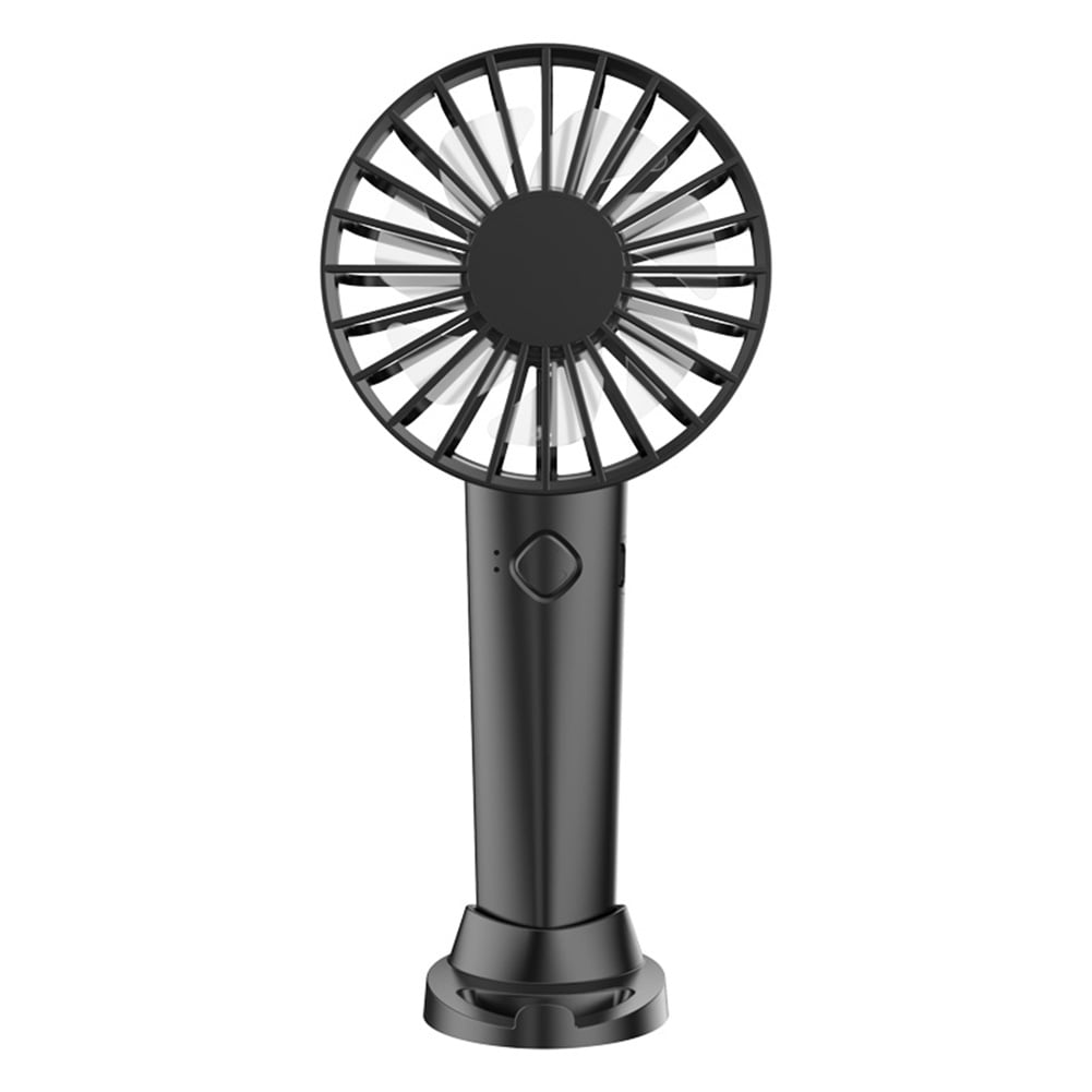 BOFEER Handheld Fan 3 Speed Mini Portable Hand Fan USB Rechargeable Outdoor Air Cooler Mute Ventilador Fan with Phone Stand for Home Office Travel Dormitory