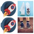 thumbnail image 1 of BOFEER Waterproof Cute Cartoon Holder for Apple AirTag Silicone Tracker Protector GPS Tracker Holder for Kid Shoes Shoestring, 1 of 9