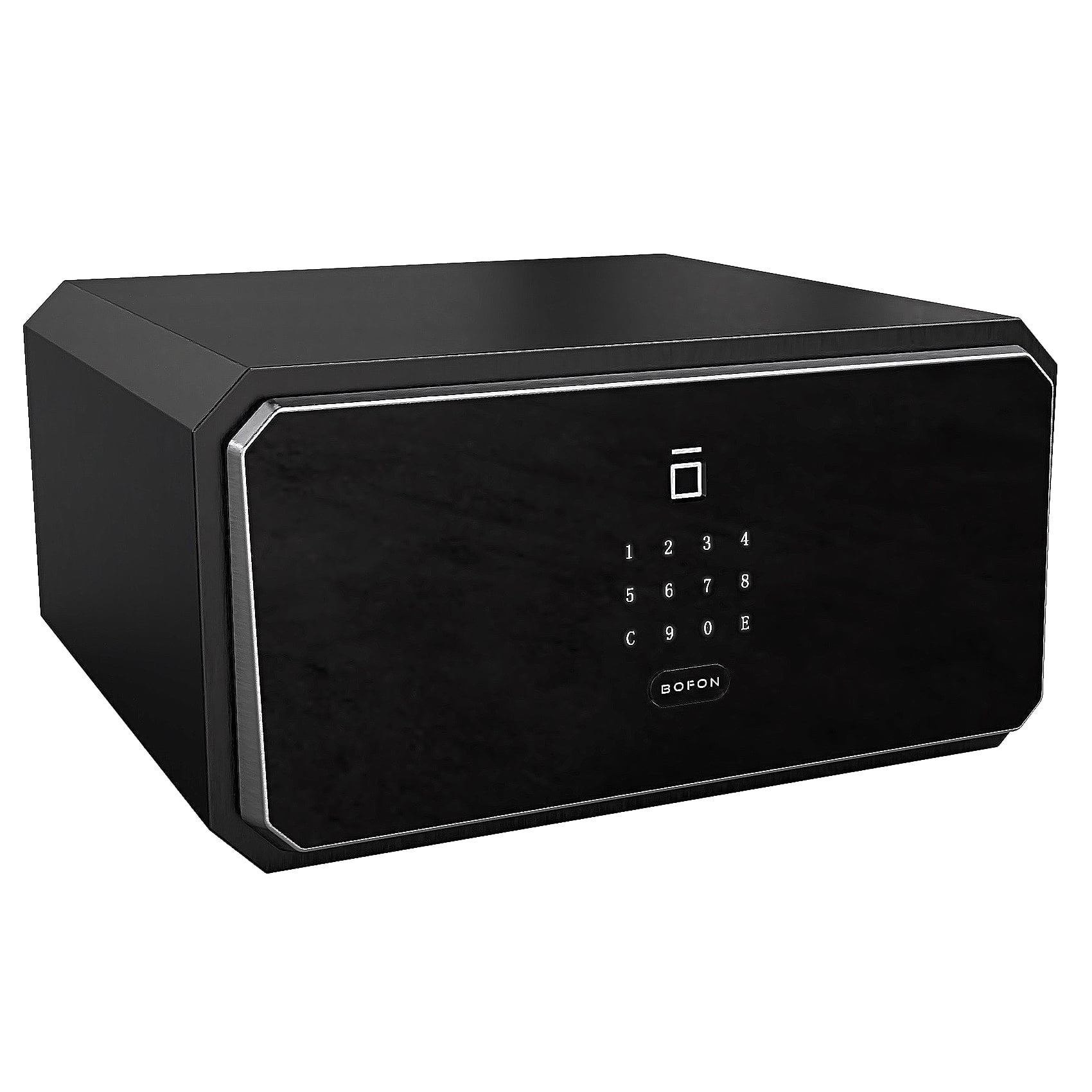 BOFON W-Series Security Box with Key, Safe Box,1.45 Cubic Fingerprint Password,Safety Boxes for Home,Pistol Safe