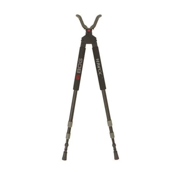 BOG Havoc Shooting Stick Bipod Black Aluminum