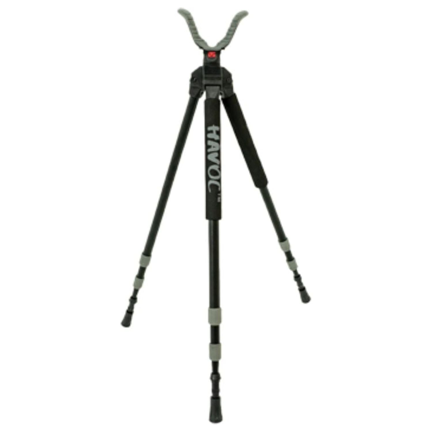 BOG Havoc Twist Lock Series Shooting Stick Tripod, Hunting Holder Rest, Black, Adjustable Height 18-68 inches - Walmart.com BOG Havoc Twist Lock Series Shooting Stick Tripod, Hunting Holder Rest, Black, Adjustable Height 18-68 inches - Walmart.com