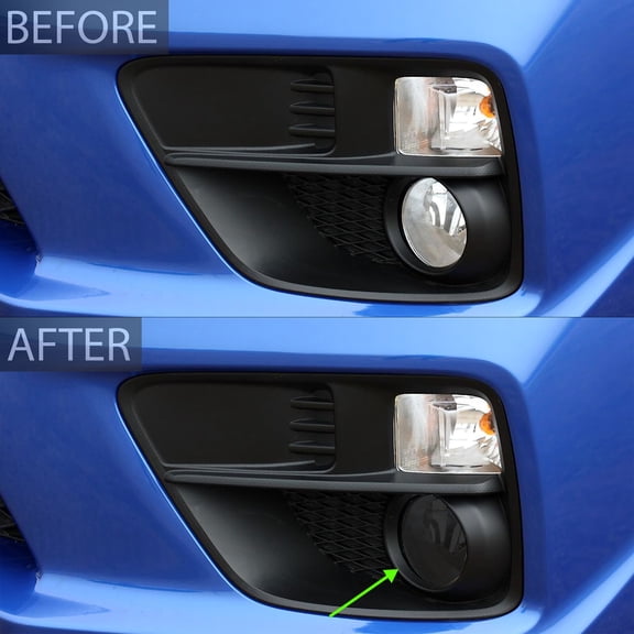 BOGAR TECH DESIGNS Fog Light Tint Kit Compatible with and Fits Subaru WRX / STI 2015-2021, Dark Smoke