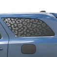 thumbnail image 1 of BOGAR TECH DESIGNS - Precut Leopard Cheetah Rear Side Quarter Window Decal Stickers Compatible with Dodge Durango 2014-2021, Matte Black, 1 of 4