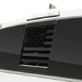 thumbnail image 1 of BOGAR TECH DESIGNS Rear Middle Window Distressed American Flag Vinyl Decal Sticker Compatible with and Fits Tacoma 2016-2021, Matte Black, 1 of 4