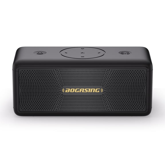 BOGASING M5 Bluetooth Speaker, Portable Wireless Speakers, 30H Playtime, IPX7 Waterproof, TWS Pairing