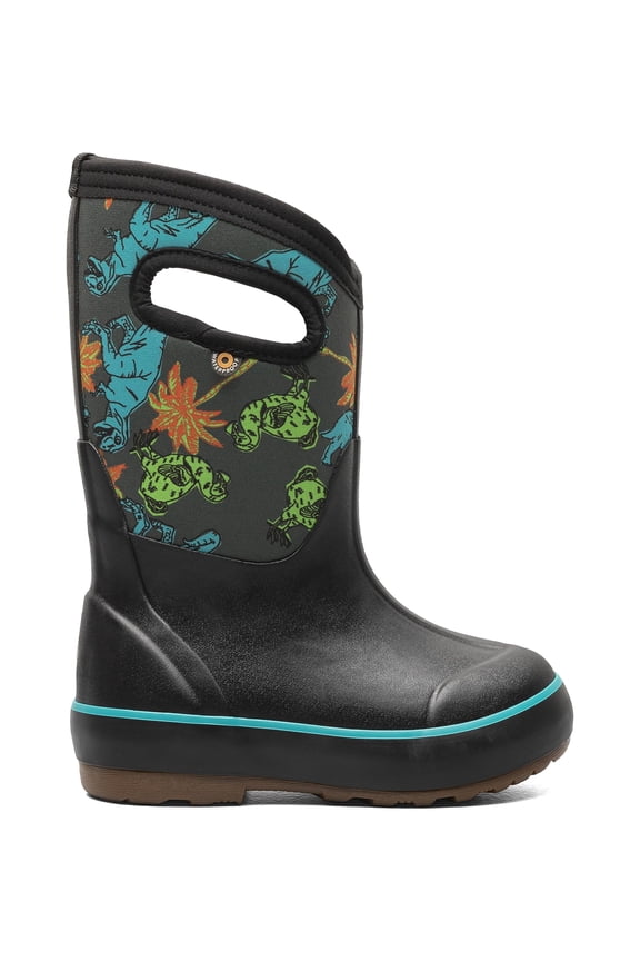 Classic II Snow Boot, Black Multi, 6 US Unisex Big Kid