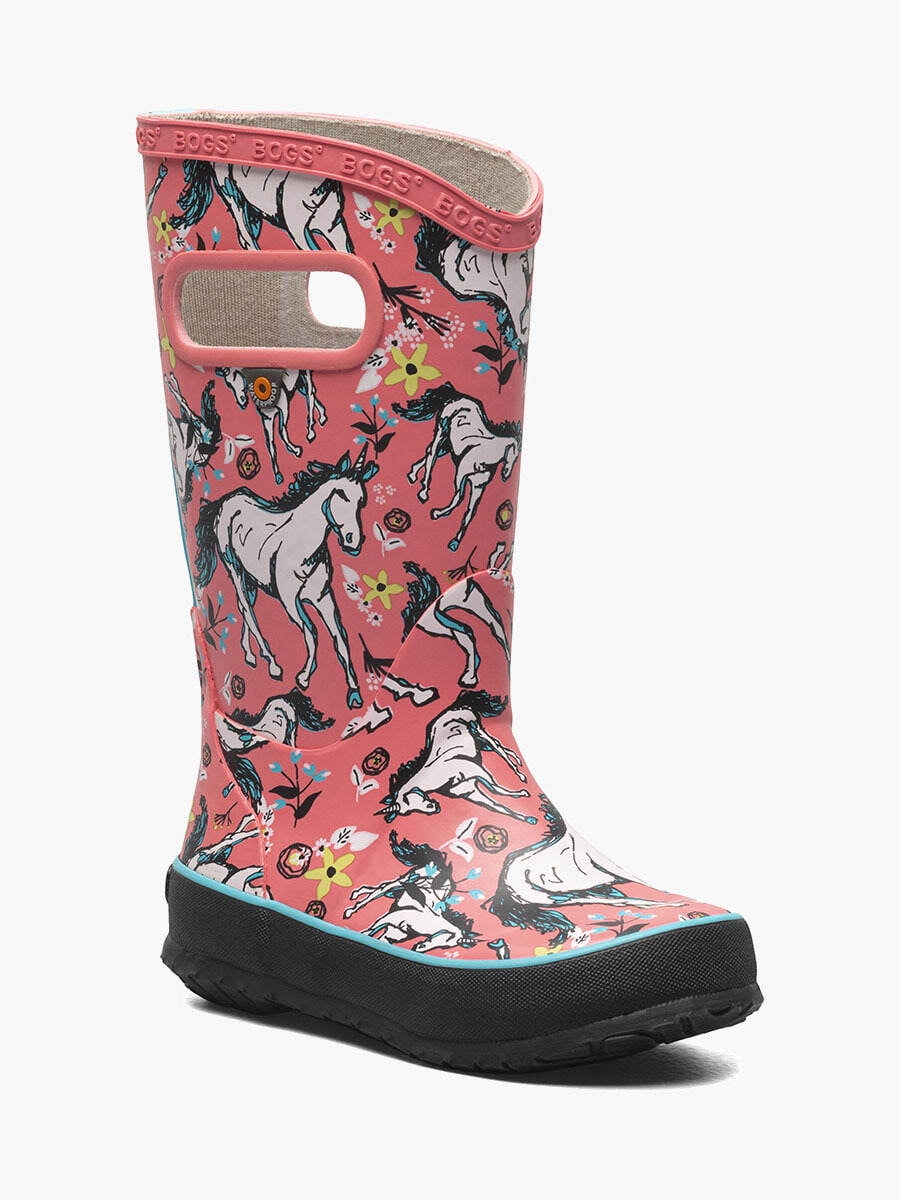 BOGS Little Kids Rainboot Unicorn Awesome Rain Boot Pink Multi 73000 690