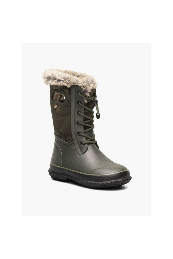 Unisex Kids' Arcata Tonal Camo Winter Boot Dark Green - 72719-301 Dark Green