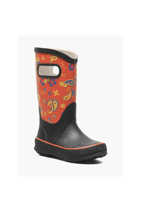 Unisex Kids' Rainboot Western Rain Boots Red Multi - 72994-640 RED MULTI