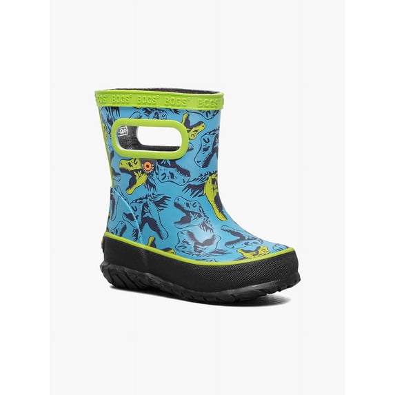 BOGS Unisex Kids' Skipper Cool Dinos Rainboot Electric Blue - 72808K-431