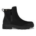 thumbnail image 1 of BOGS Women's Holly Zip Leather Waterproof Rain Boot Black - 72840-001  BLACK, 1 of 5