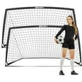 BOHEN Indoor Outdoor Portable Soccer Goal, 9x5 ft with Carry Bag for