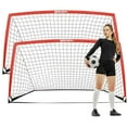 thumbnail image 1 of BOHEN 9x5 ft Portable Kids Soccer Goal for Backyard Large Practice Soccer Net with Carry Bag, 1 of 8