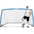 thumbnail image 1 of BOHEN 9x5FT Portable Soccer Goal for Kids Backyard with Carry Bag - Easy Folding Lightweight Fun for Outdoor Indoor Training Games for Teen Youth Adult (Blue, 9x5FT, 1 Pack), 1 of 8
