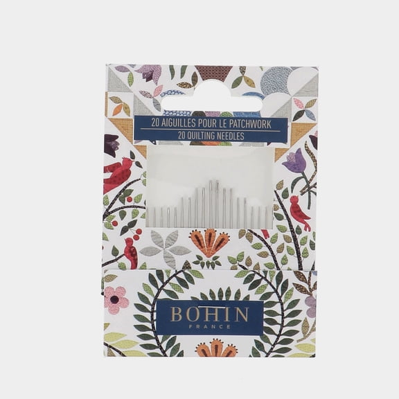 BOHIN Betweens Quilting Hand Sewing Needles Assorted Book Of 20
