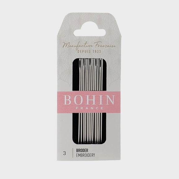 BOHIN Embroidery Hand Sewing Needles Size 3