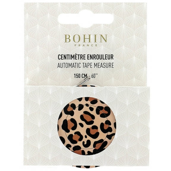 BOHIN Safari Collection Savage Leopard Tape Measure