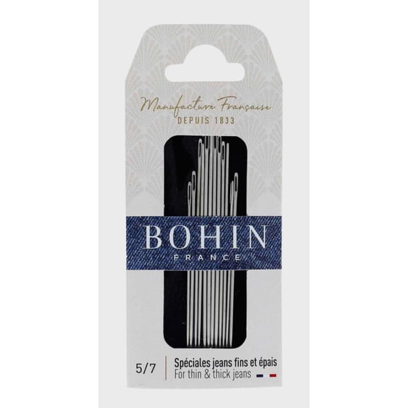 BOHIN Special Jeans Hand Sewing Needles Size 5/7