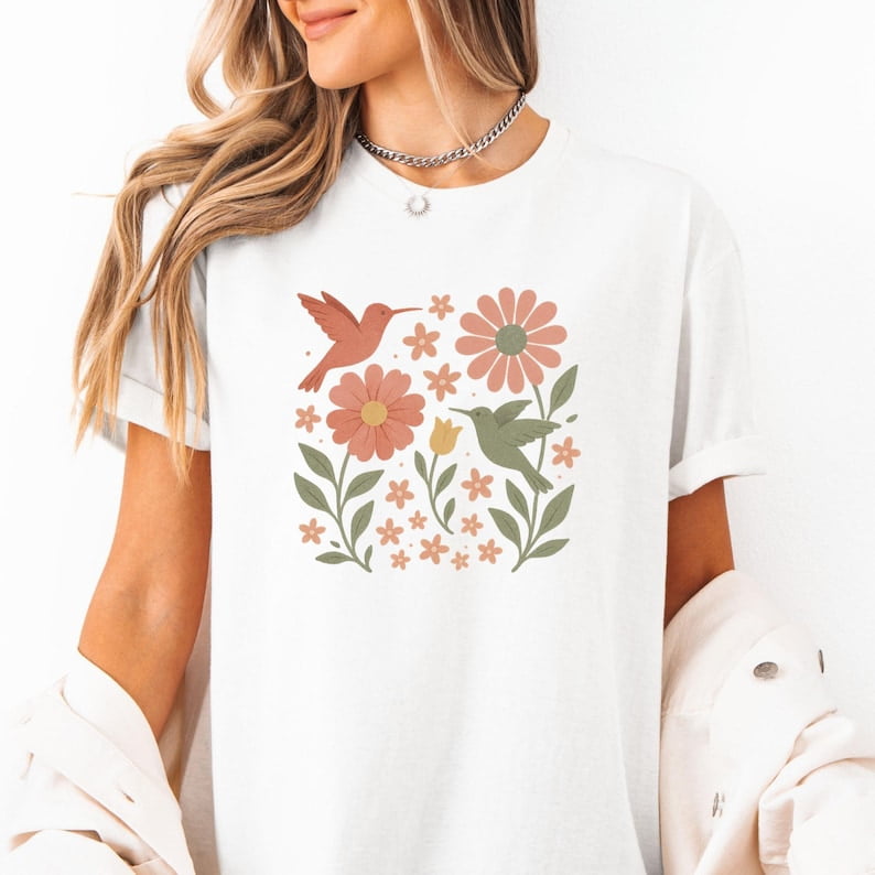 Habitat Watercolor Floral Swing Shirt main image 1