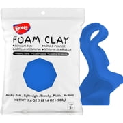 BOHS Blue Modeling Foam Clay - 1.1 Lbs, Squishy,Soft, Air Dry -for Flower Mirror,Cosplay,Fake Bake, Slime Supplies-500g
