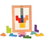 BOHS Wooden Magnetic Puzzle - Anti-Loss for Home and Travel Playing - Portable Russian Jigsaw Puzzle Brain Teaser Toy Gift for Kids