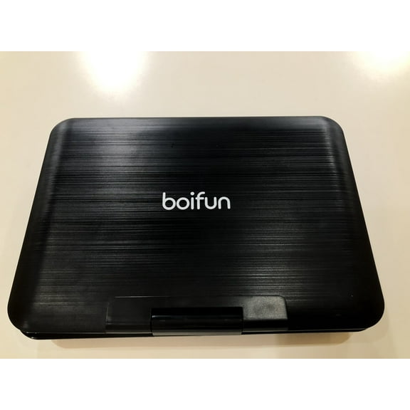 BOIFUN 12.5" Portable DVD Player with 10.5" Swivel HD Screen for Car and Kids, 5h Rechargeable Battery, Support Multiple Disc Formats/Sync TV, 2Pack