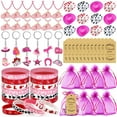 thumbnail image 2 of 24-Pack Pink Cowgirl Party Favor Bags - Clear PVC Gift Bags With Handles, Western Theme (8x8x3 Inches) 2 of 4
