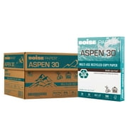 BOISE ASPEN 30% Recycled Multi-Use Copy Paper, 8.5" x 11" Letter, 92 Bright White, 20 lb., 10 Ream Carton 5,000 Sheets