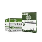 BOISE X- 9 ورق نسخ متعدد الاستخدامات ، 8.5 &times; 11 حرف ، 92 أبيض ساطع ، 20 رطل ، 5 Ream Carton 2،500 Sheets