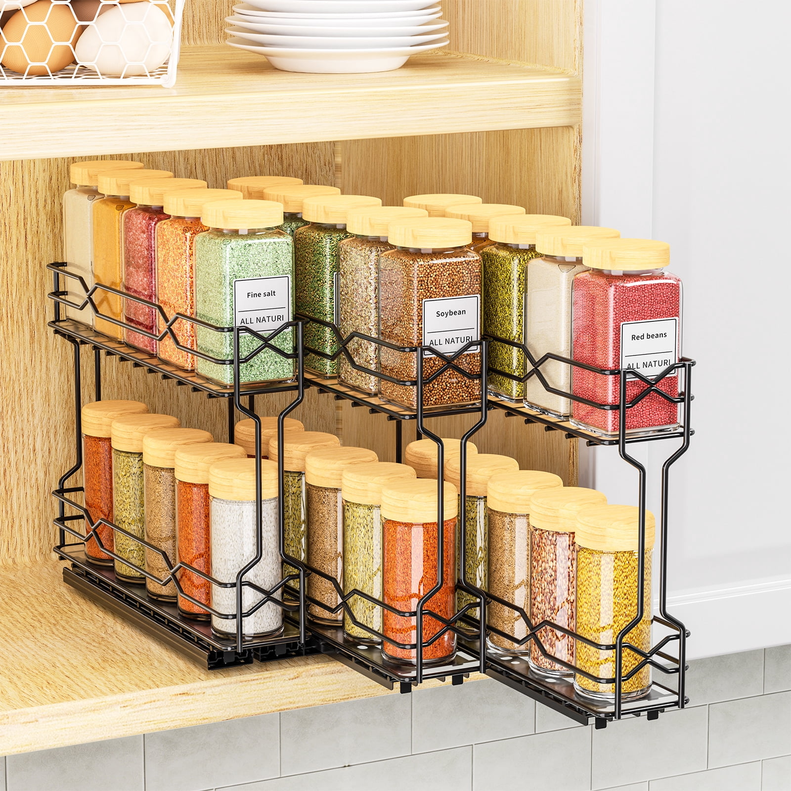 rack cabinet narrow sliding spice rack