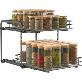  AIR BLOW Pull Out Spice Rack Organizer for Cabinet, 5 inch Wide Spice  Cabinet Organizer - Double Layer, Easy to Install Pull Out Cabinet Spice  Rack, Slide Out spice rack 