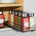 BOIVSHI Pull Out Spice Rack Organizer for Cabinet, Heavy Duty Slide Out ...