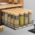 thumbnail image 1 of BOIVSHI Pull Out Spice Rack Organizer for Cabinet, Heavy Duty Slide Out Spice Rack Organizer for Kitchen Cabinets and Pantry, Fits Spices, Sauces, Canned Food (8.5''Wx10.5''Dx2.5''H), 1 of 8