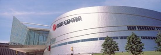 BOK Center at downtown Tulsa Oklahoma USA Canvas Art - Panoramic Images (36 x 13)