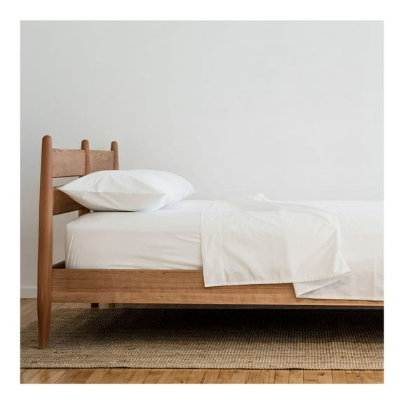 BOKSER Basics Hospitality Percale Hotel Flat Sheet - White - King - 200TC - Bulk Case of 12, Designed for Hotels, Rentals, Multi-Property Use