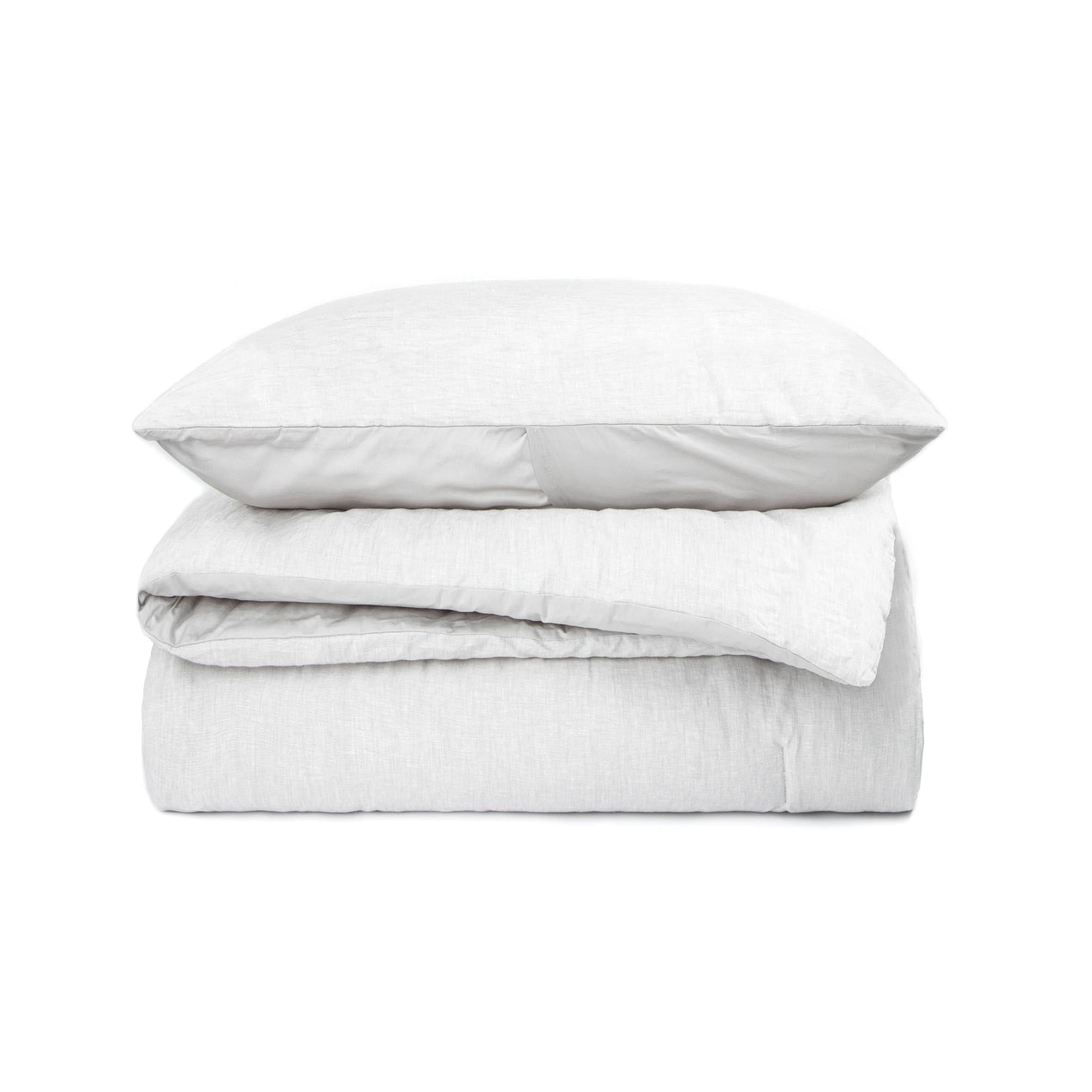Twin Pebble Heather Cotton Down Alternative Comforter Set