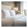 thumbnail image 1 of BOKSER Superior Hospitality Sateen Hotel Duvet Cover - White - Twin - 300TC - Bulk Case of 12, Designed for Hotels, Rentals, Multi-Property Use, 1 of 4