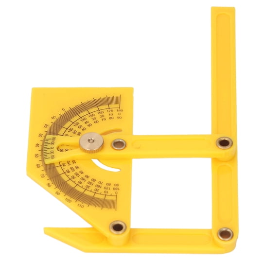 BOKYAN 0-180 Degree Protractor Internal External Sloped Angle Finder Plastic Adjustable Gauge Woodworking Measuring Tool For Carpentry And Woodworking Professionals 15.5 cm / 6.1 inches