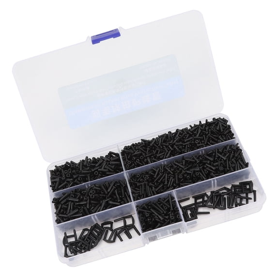 BOKYAN 1 Box Nylon Badminton String Protector Replacement Grommets Eyelets Bucket Set for Badminton Racquetball Pickleball Racket Protection (7.09 in / 18 cm)